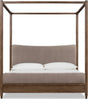 Ascott Mulch/Pecan Pie Queen Canopy Bed by Modus Furniture at Eve Furniture