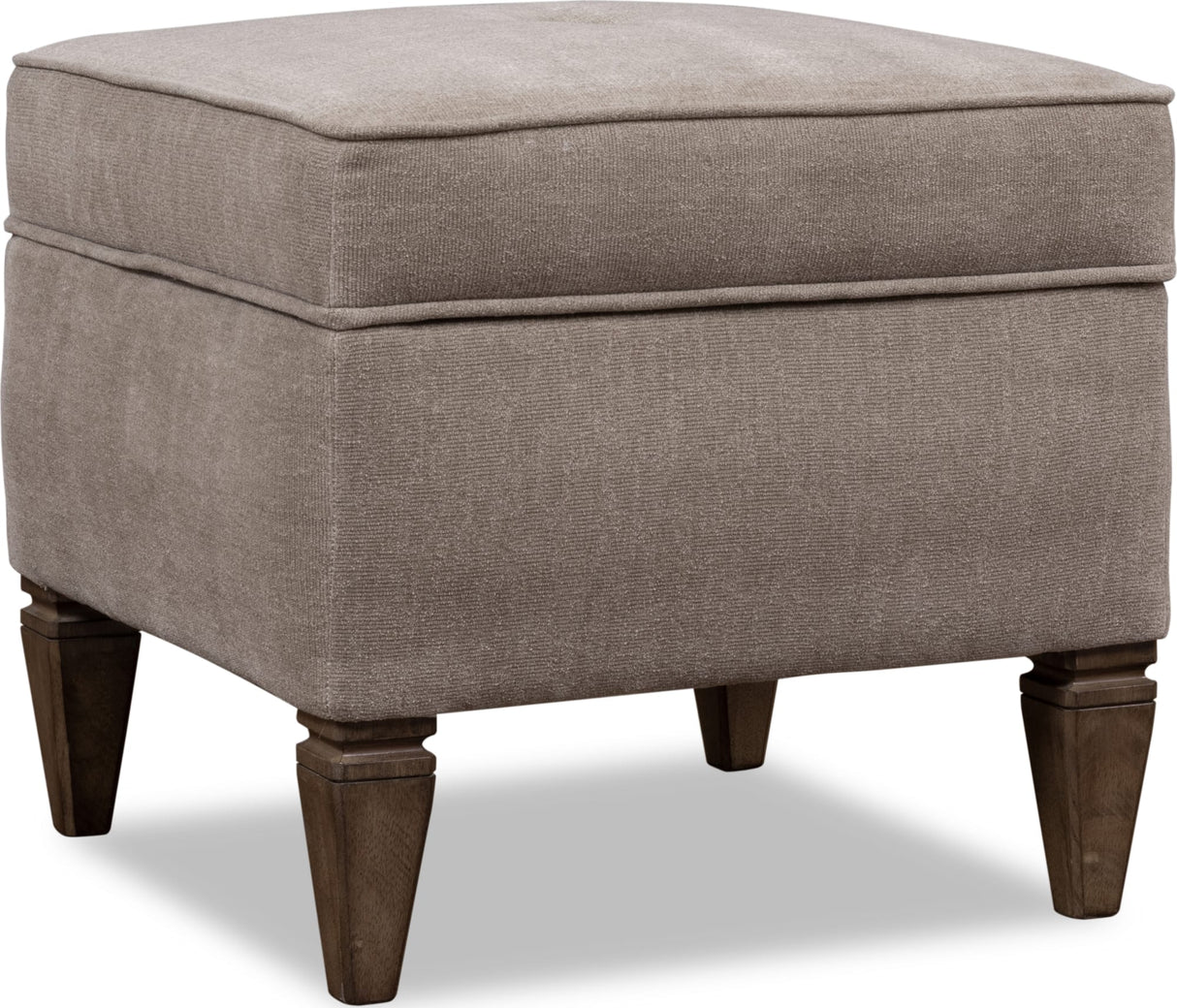 Ascott Mulch/Pecan Pie Upholstered Ottoman