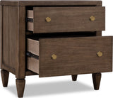 Ascott Pecan Pie 2 Drawer Nightstand by Modus Furniture at Eve Furniture