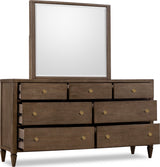 Ascott Pecan Pie 7 Drawer Dresser