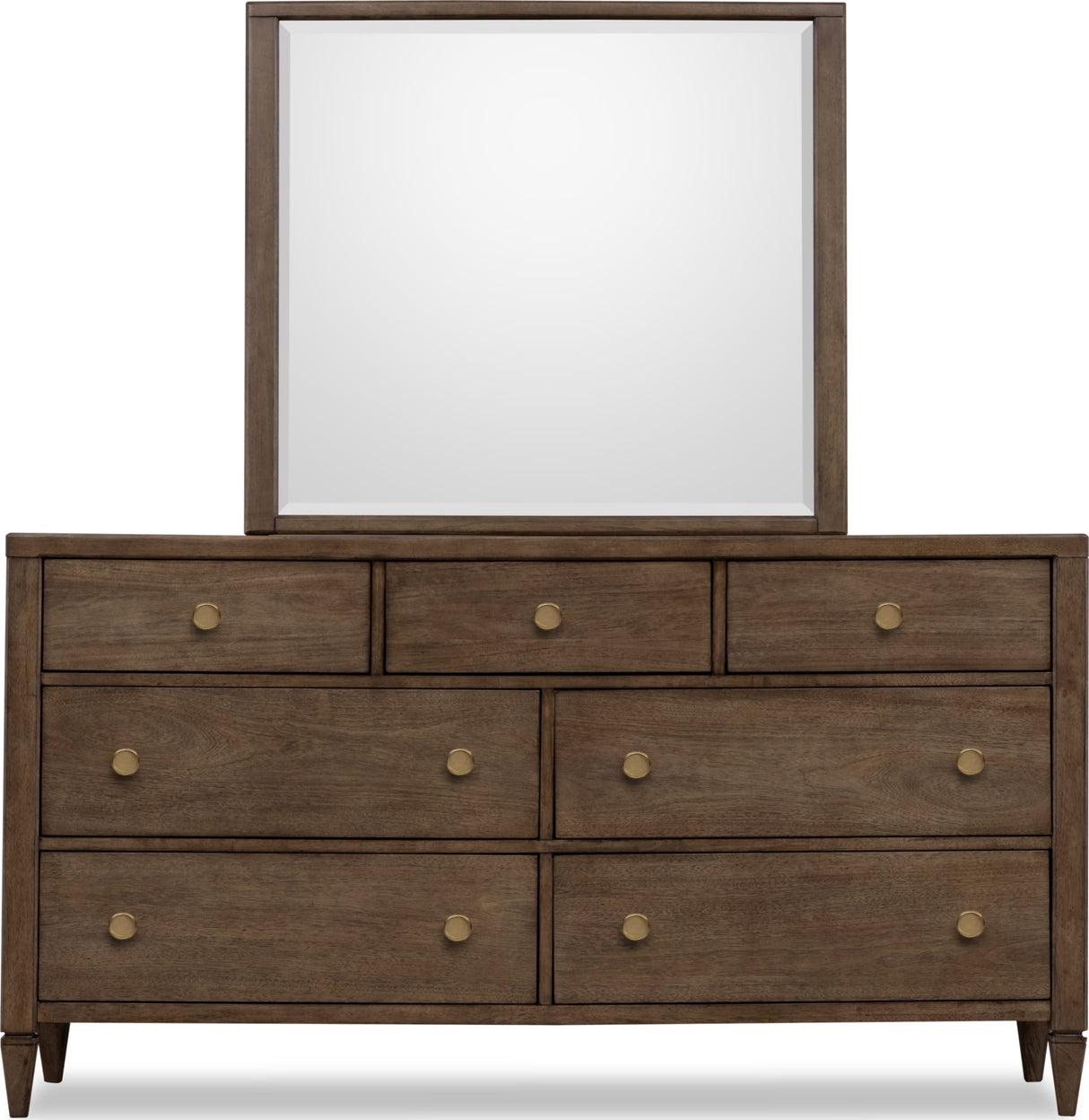 Ascott Pecan Pie 7 Drawer Dresser