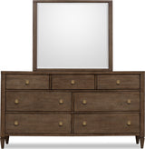 Ascott Pecan Pie 7 Drawer Dresser