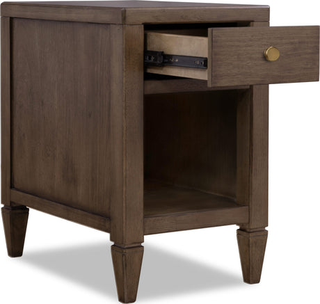 Ascott Pecan Pie Chair Side Table by Modus Furniture at Eve Furniture