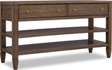 Ascott Pecan Pie Console Table by Modus Furniture at Eve Furniture