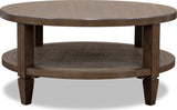 Ascott Pecan Pie Round Coffee Table by Modus Furniture at Eve Furniture