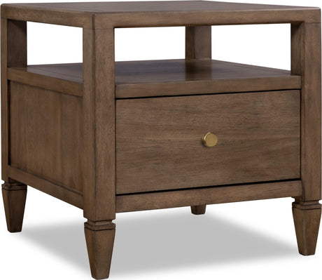 Ascott Pecan Pie Side Table by Modus Furniture at Eve Furniture