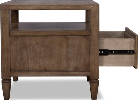 Ascott Pecan Pie Side Table by Modus Furniture at Eve Furniture
