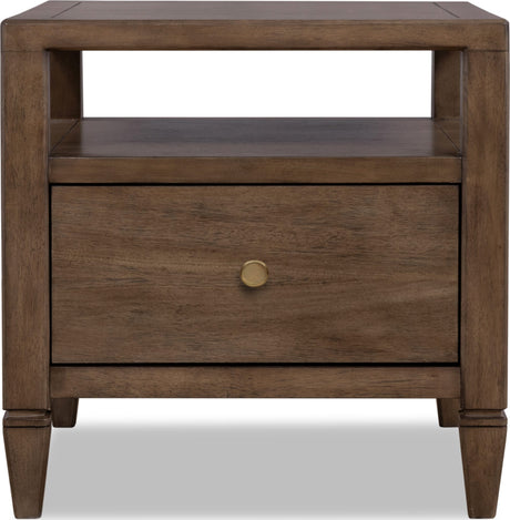 Ascott Pecan Pie Side Table by Modus Furniture at Eve Furniture
