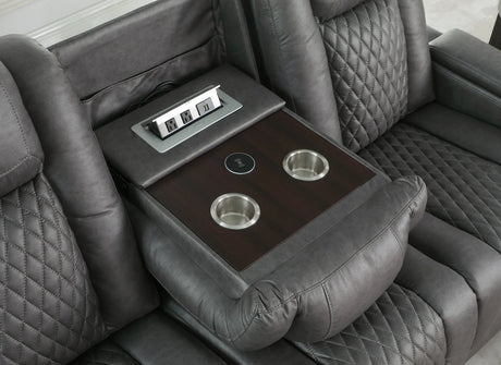 Ash Brown 3-Piece Power Reclining Living Room Set by New Era Innovations at Eve Furniture