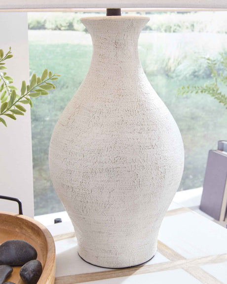 Ashbend Antique White Table Lamp by Ashley at Eve Furniture