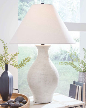Ashbend Antique White Table Lamp by Ashley at Eve Furniture