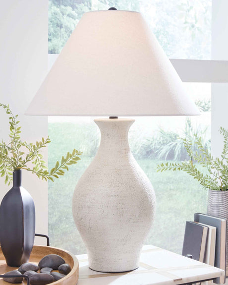 Ashbend Antique White Table Lamp by Ashley at Eve Furniture