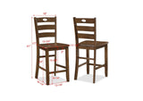 Ashborn 5-Piece Counter Height Dining Set by Crown Mark at Eve Furniture