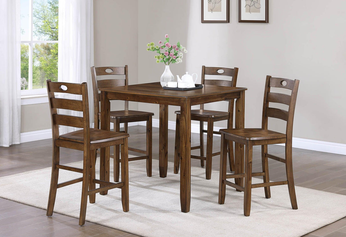 Ashborn 5-Piece Counter Height Dining Set by Crown Mark at Eve Furniture