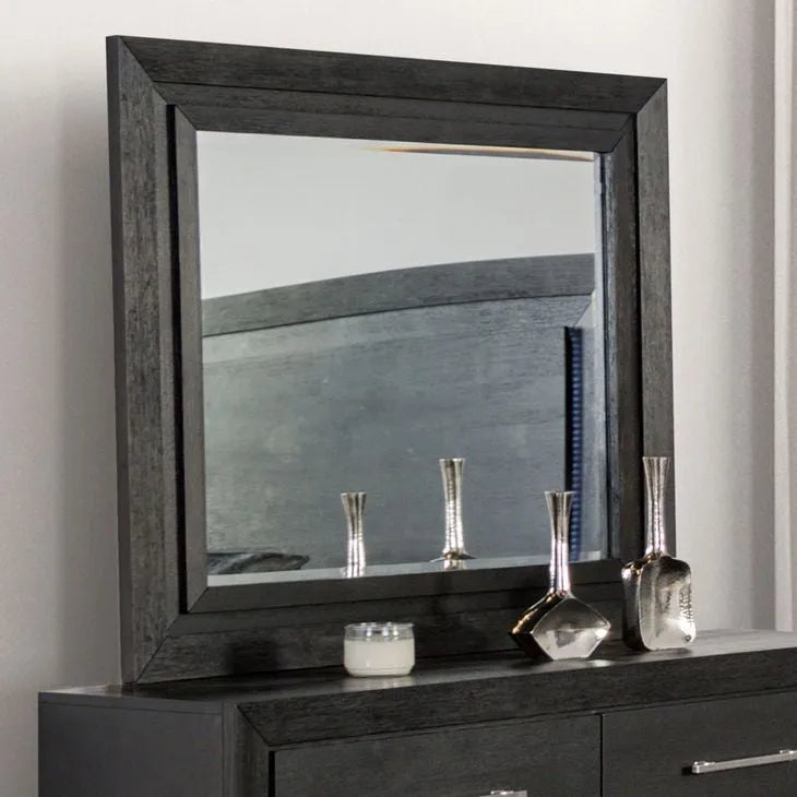Ashbourne Black 4-Piece Queen Bedroom Set by Furniture of America at Eve Furniture