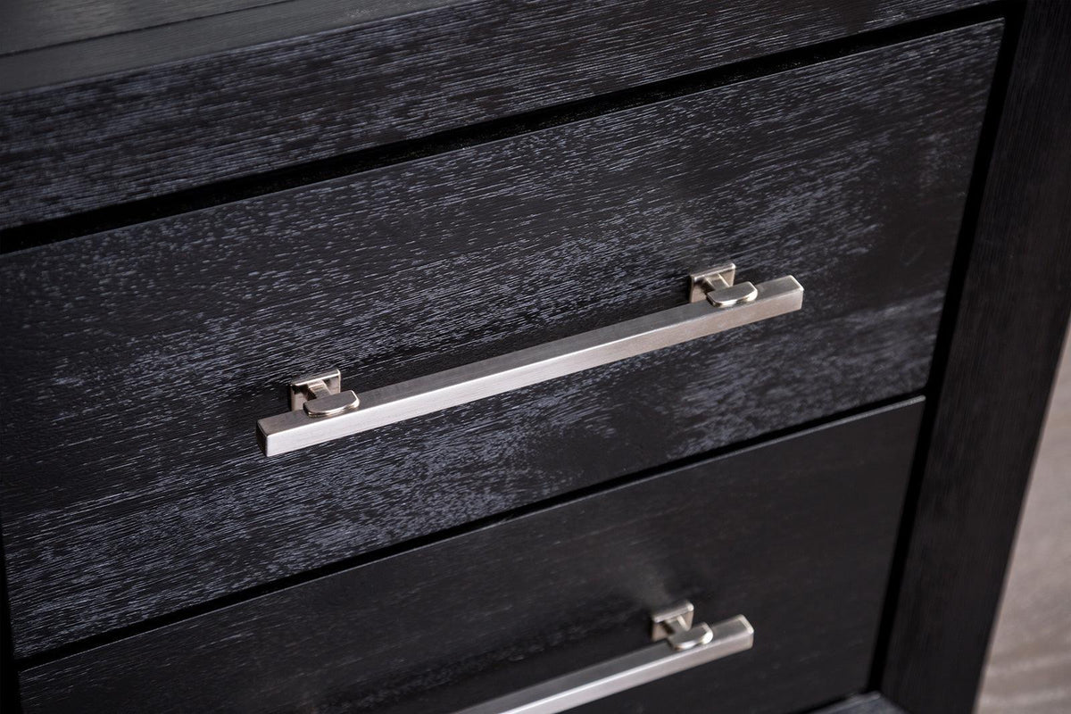 black dresser with silver hardware Furniture of America Ashbourne Size:3-4 Y Bernice Burgos (Black Outfit) allproductsBF25 spacious drawers glide smoothly