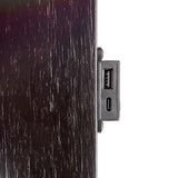 Ashbourne Black Night Stand w/ USB by Furniture of America at Eve Furniture