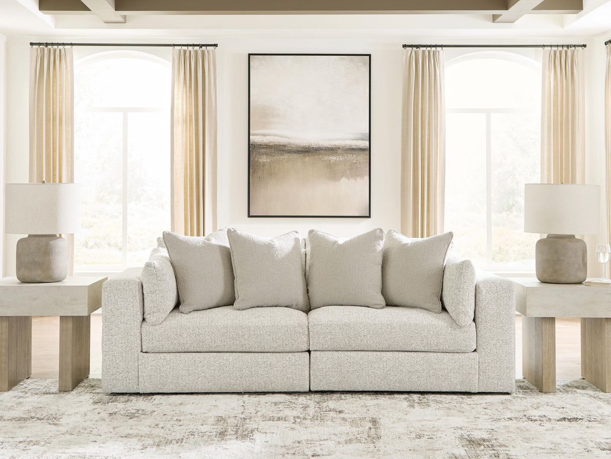 Ashbourne Estate Snowstone 2-Piece Sectional Sofa