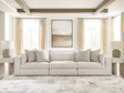 Ashbourne Estate Snowstone Living Room Set by Ashley at Eve Furniture