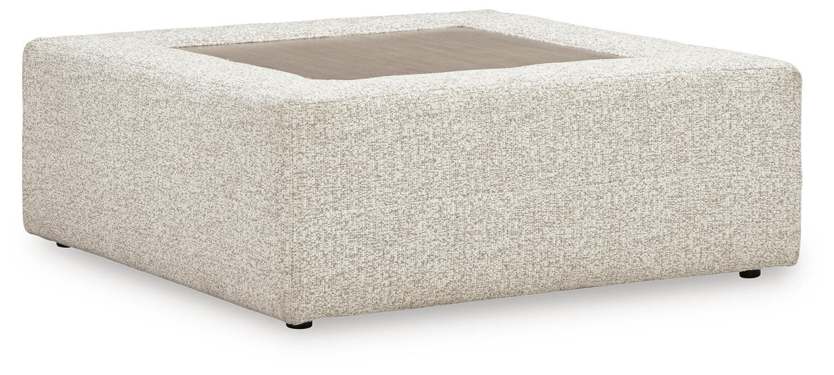 Ashbourne Estate Snowstone Oversized Accent Ottoman