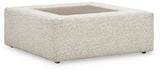 Ashbourne Estate Snowstone Oversized Accent Ottoman