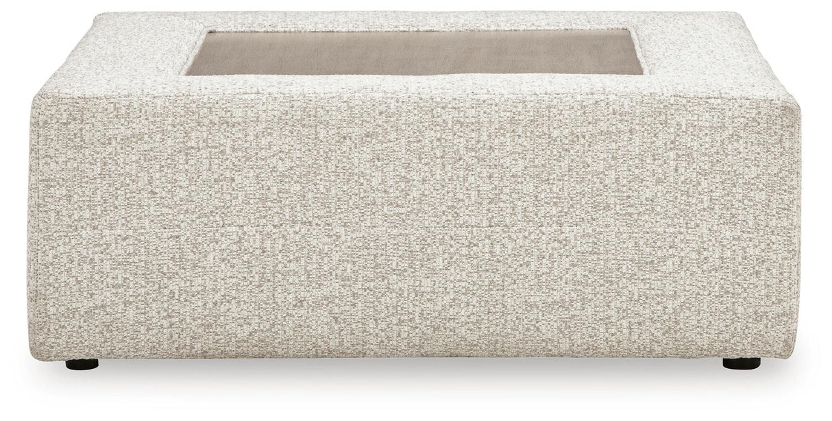 Ashbourne Estate Snowstone Oversized Accent Ottoman