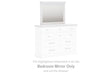 Ashbryn White/Natural Bedroom Mirror by Ashley at Eve Furniture