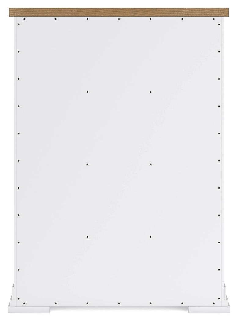 Ashbryn White/Natural Chest of Drawers by Ashley at Eve Furniture