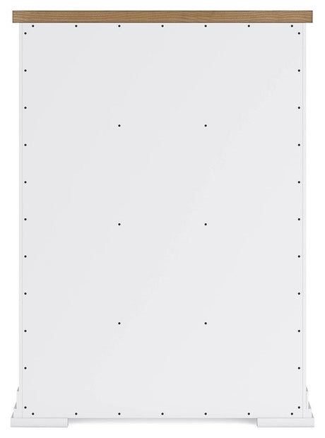 Ashbryn White/Natural Chest of Drawers by Ashley at Eve Furniture