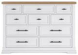 Ashbryn White/Natural Dresser by Ashley at Eve Furniture