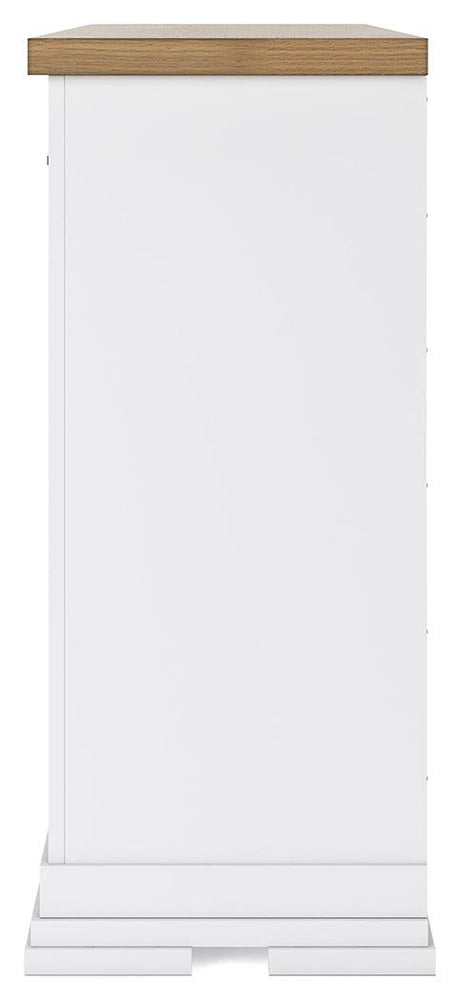 Ashbryn White/Natural Dresser by Ashley at Eve Furniture