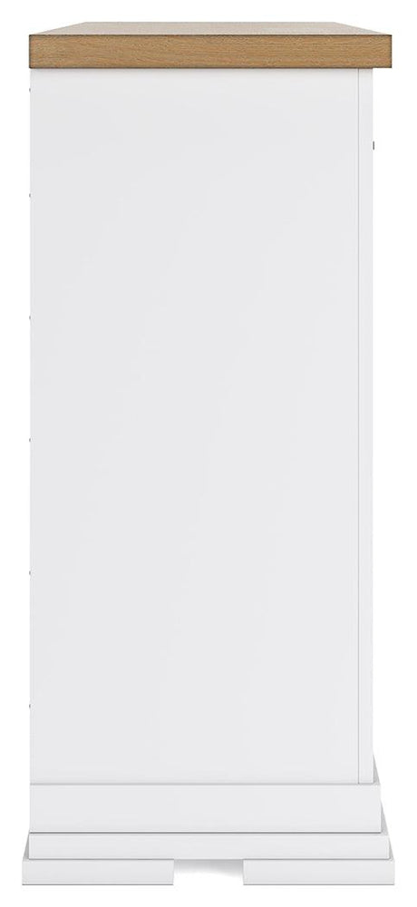 Ashbryn White/Natural Dresser by Ashley at Eve Furniture