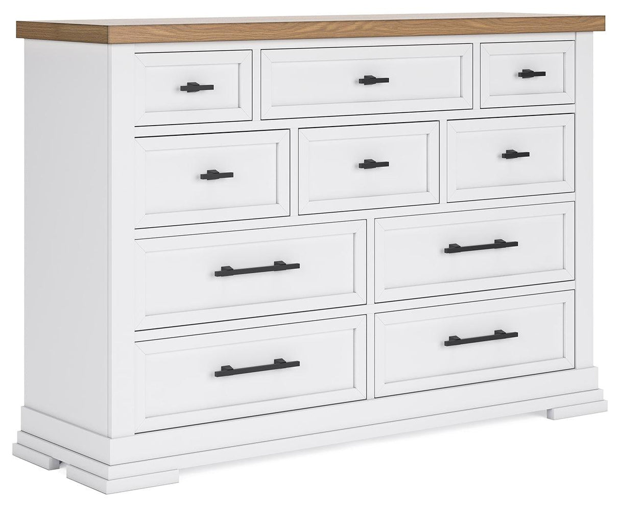 Ashbryn White/Natural Dresser by Ashley at Eve Furniture