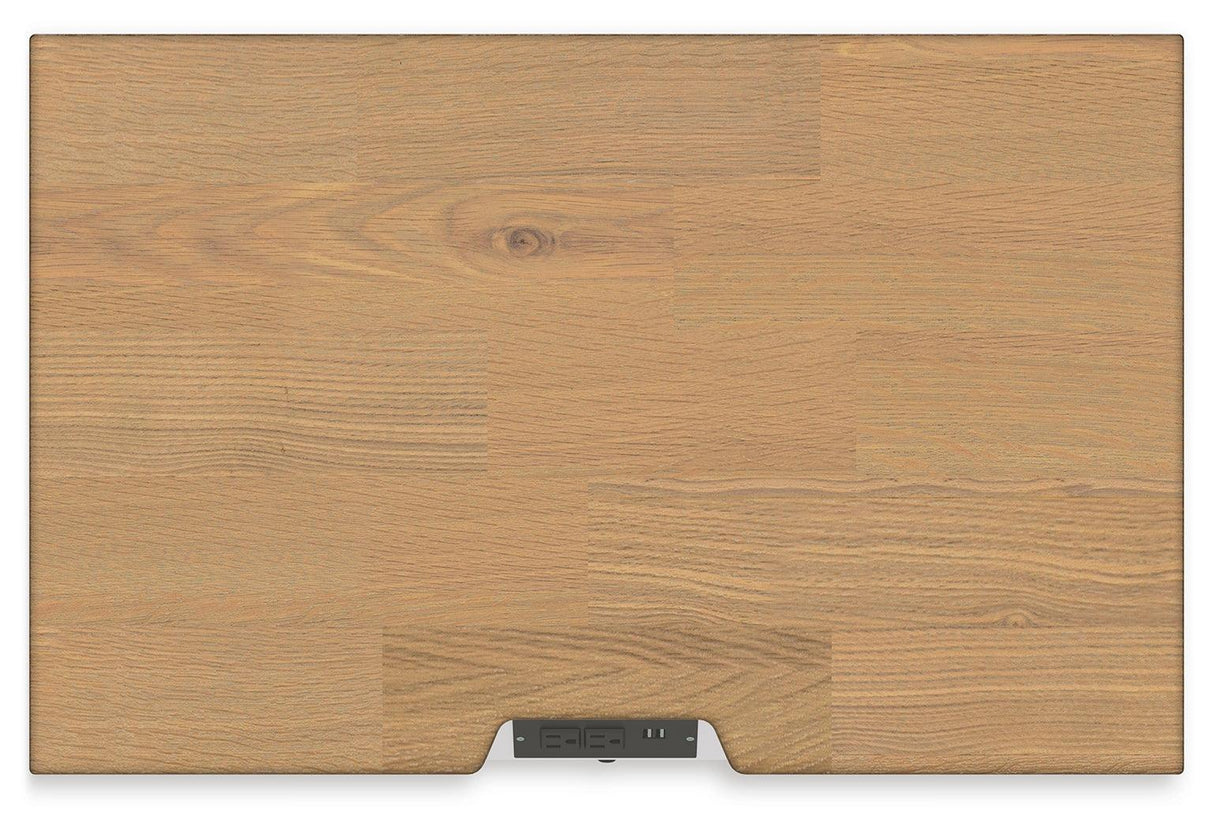 Ashbryn White/Natural Nightstand by Ashley at Eve Furniture