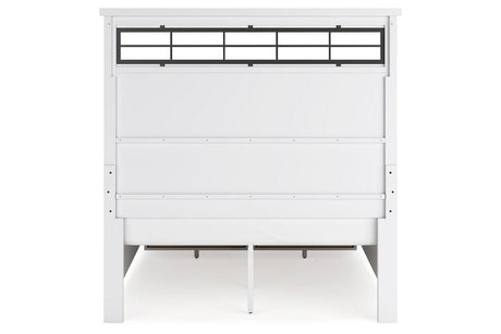 Ashbryn White/Natural Queen Platform Storage Bed by Ashley at Eve Furniture