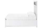 Ashbryn White/Natural Queen Platform Storage Bed by Ashley at Eve Furniture