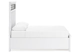 Ashbryn White/Natural Queen Platform Storage Bed by Ashley at Eve Furniture
