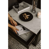 Ashcroft Dark Grey Nightstand by Moe's Home at Eve Furniture