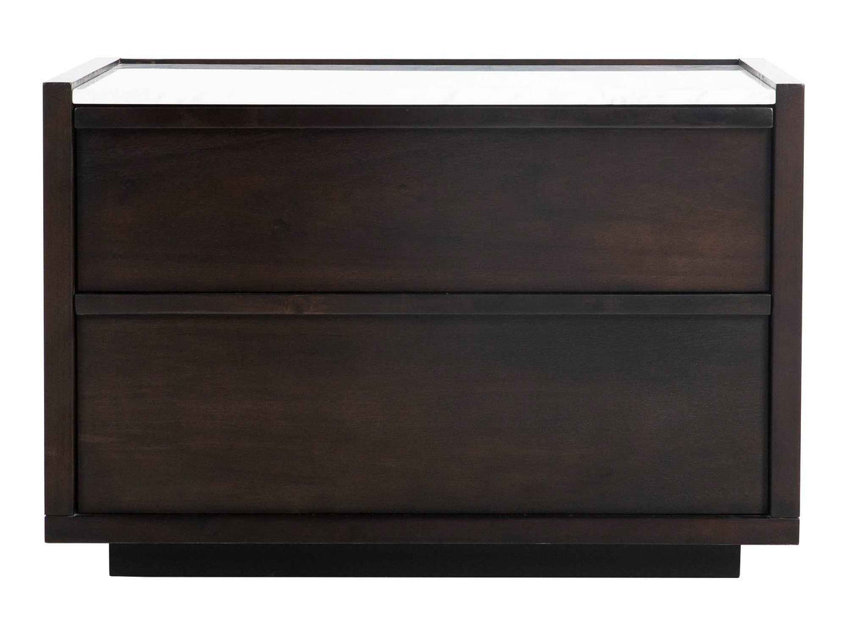 Ashcroft Dark Grey Nightstand