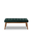 Delilah Modern Bench - Green Velvet by Ashcroft Imports at Eve Furniture
