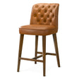 Peoria Elegant Mid-Century Modern Counter Stool for Kitchen Island by Ashcroft Imports at Eve Furniture