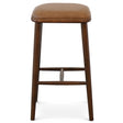 Jason Walnut PU Leather Bar Stool by Ashcroft Imports at Eve Furniture