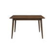 Levi Modern Style Solid Wood Rectangular Walnut Top Dining Table 47" by Ashcroft Imports at Eve Furniture