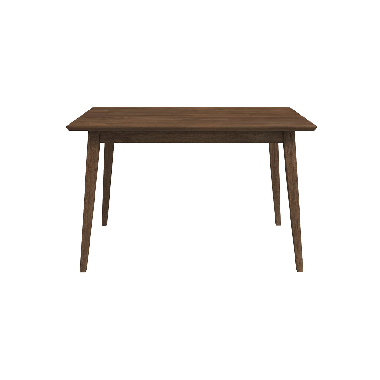 Levi Modern Style Solid Wood Rectangular Walnut Top Dining Table 47" by Ashcroft Imports at Eve Furniture