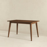 Levi Modern Style Solid Wood Rectangular Walnut Top Dining Table 47" by Ashcroft Imports at Eve Furniture