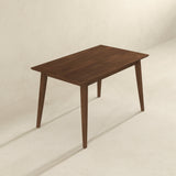 Levi Modern Style Solid Wood Rectangular Walnut Top Dining Table 47" by Ashcroft Imports at Eve Furniture