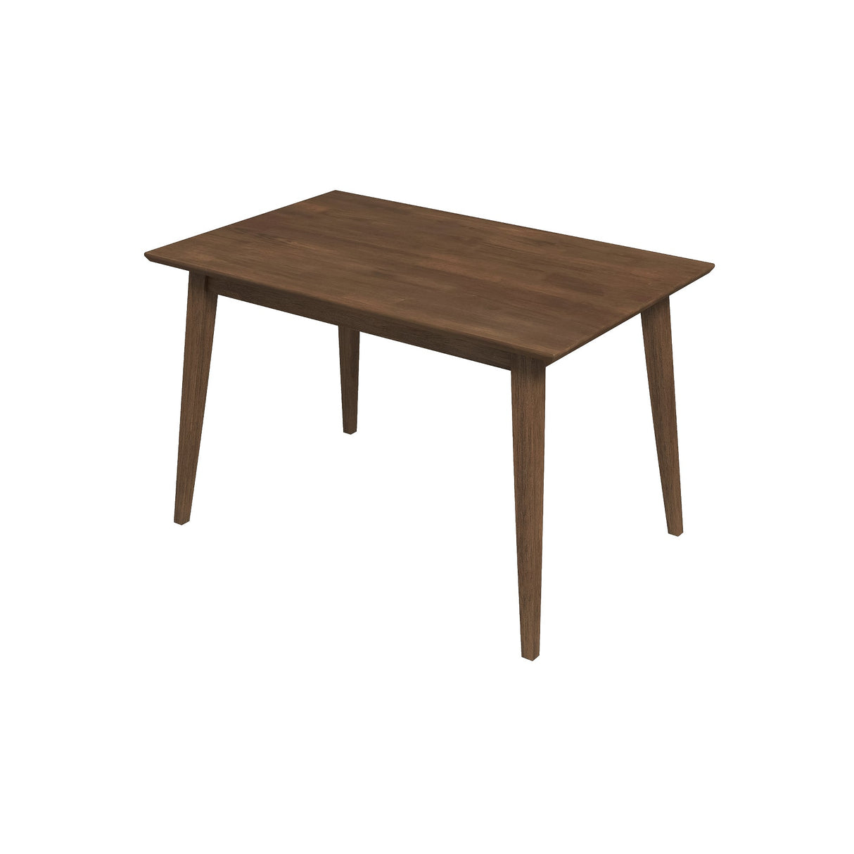 Levi Modern Style Solid Wood Rectangular Walnut Top Dining Table 47" by Ashcroft Imports at Eve Furniture