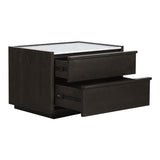 Ashcroft Nightstand Dark Grey by Moe's Home at Eve Furniture