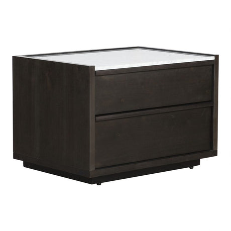 Ashcroft Nightstand Dark Grey by Moe's Home at Eve Furniture