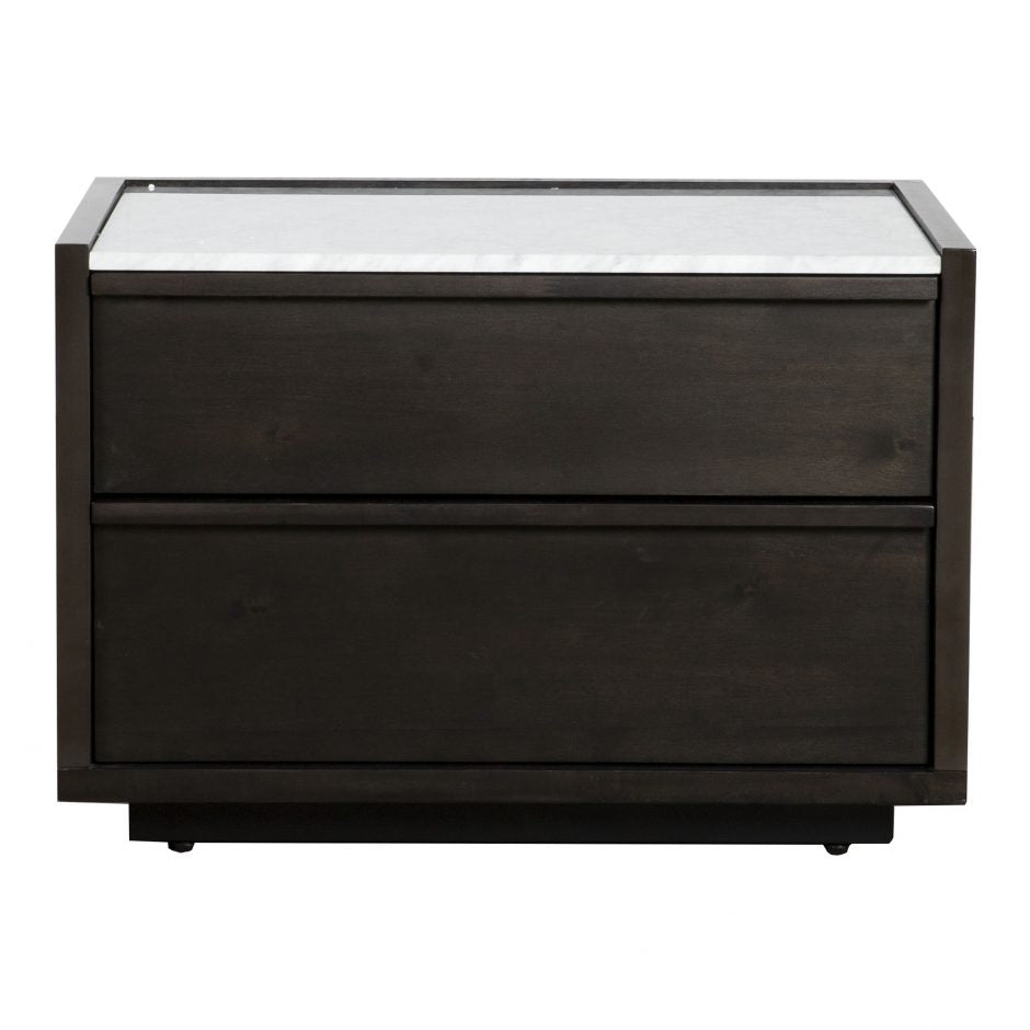 Ashcroft Nightstand Dark Grey by Moe's Home at Eve Furniture